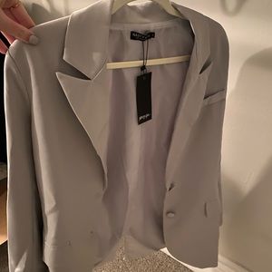 NastyGal size S grey blazer